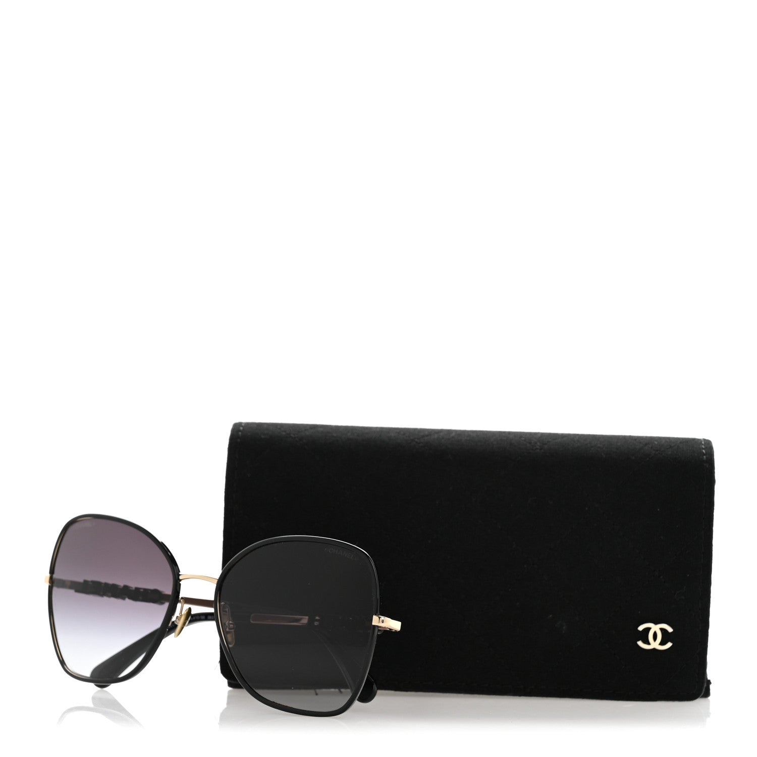 Chanel Butterfly Sunglasses — Black