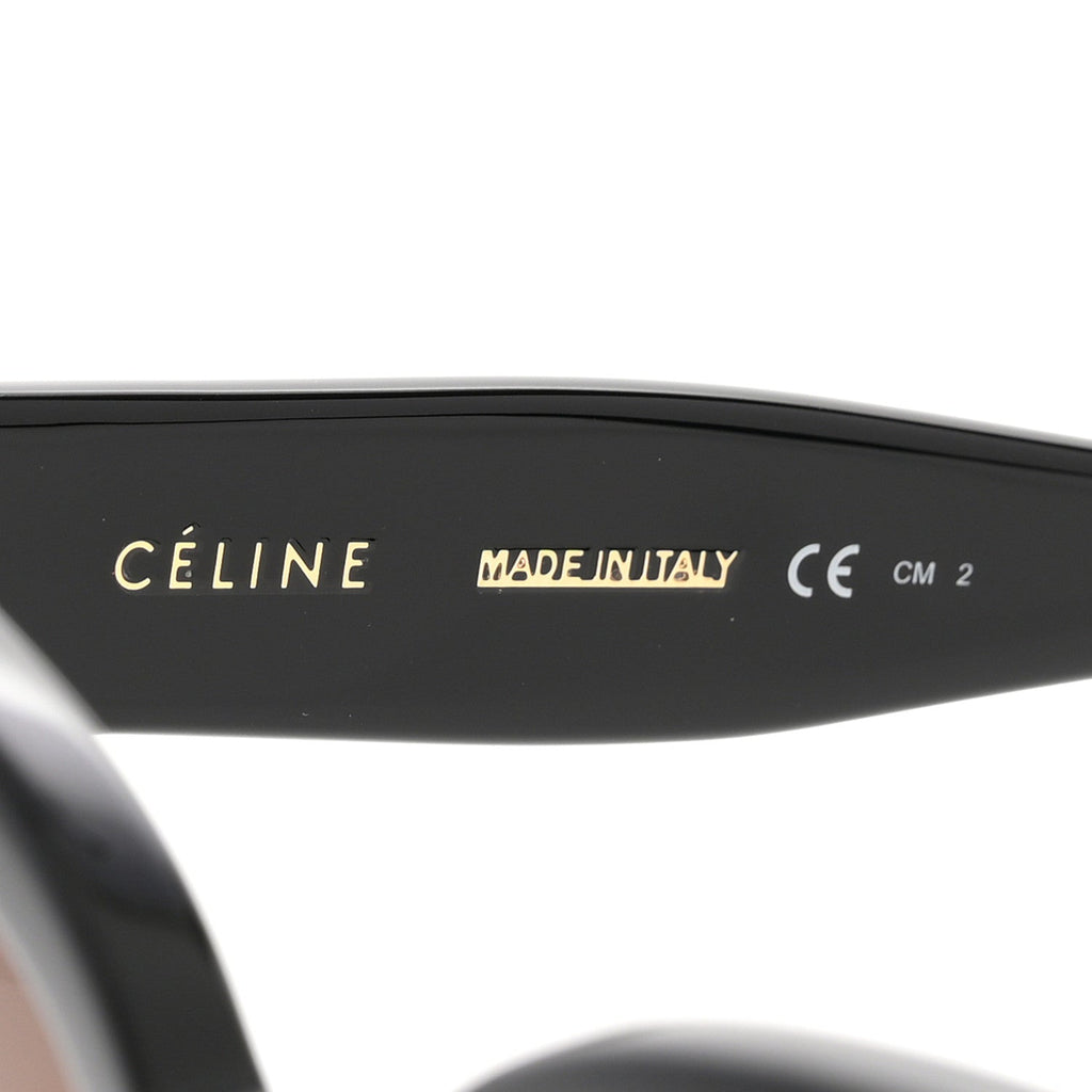Celine Square Sunglasses — Black