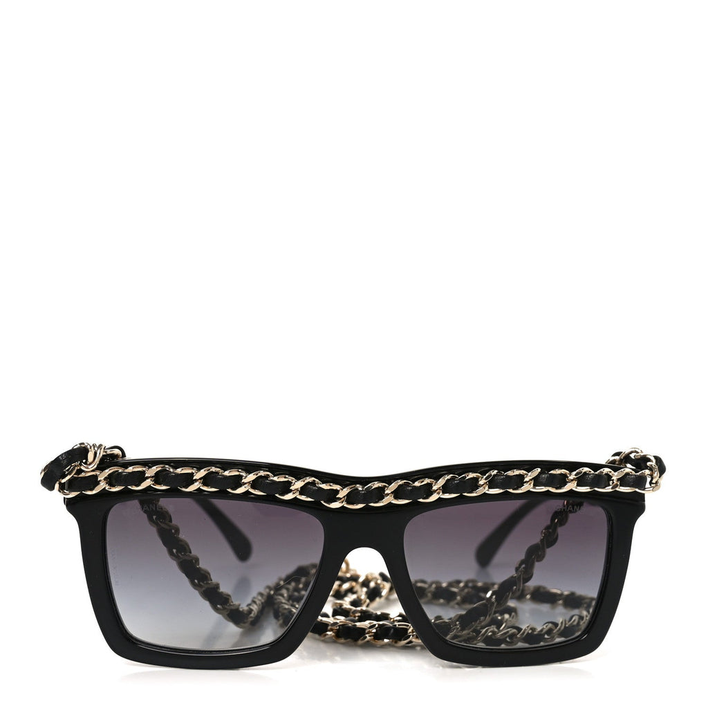Chanel Square Sunglasses — Black