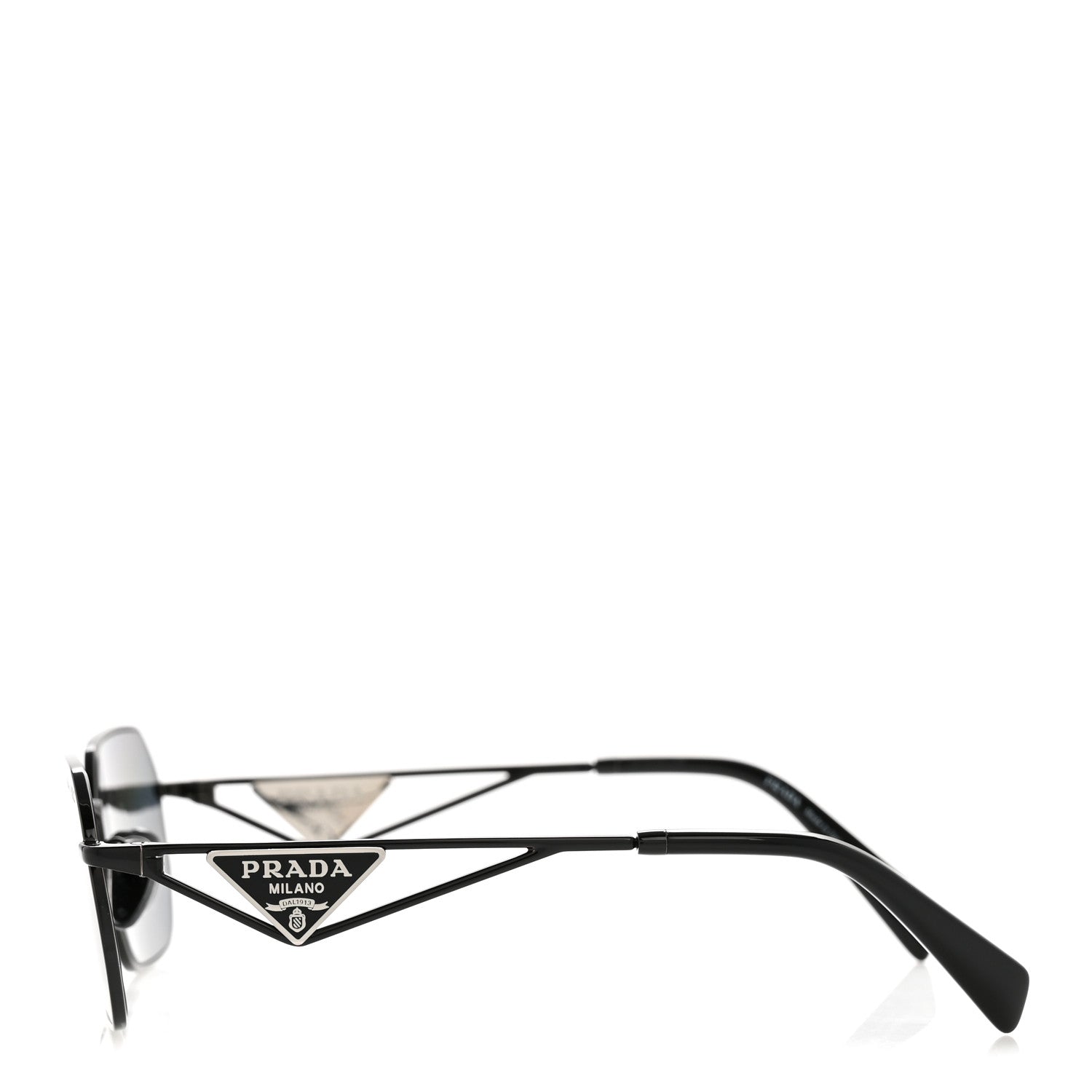 Prada Aviator Sunglasses — Black