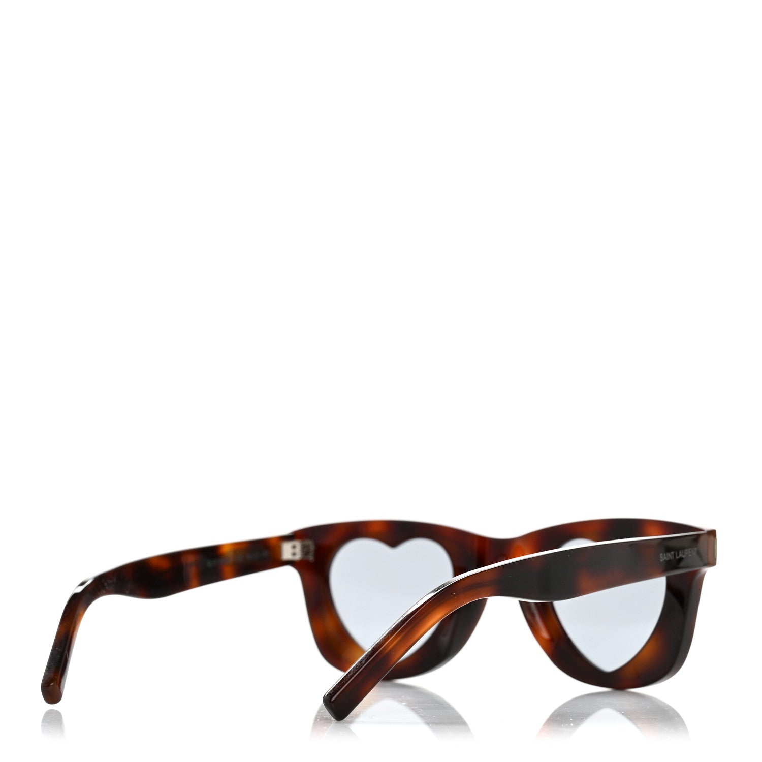 Saint Laurent Square Sunglasses — Havana SL51