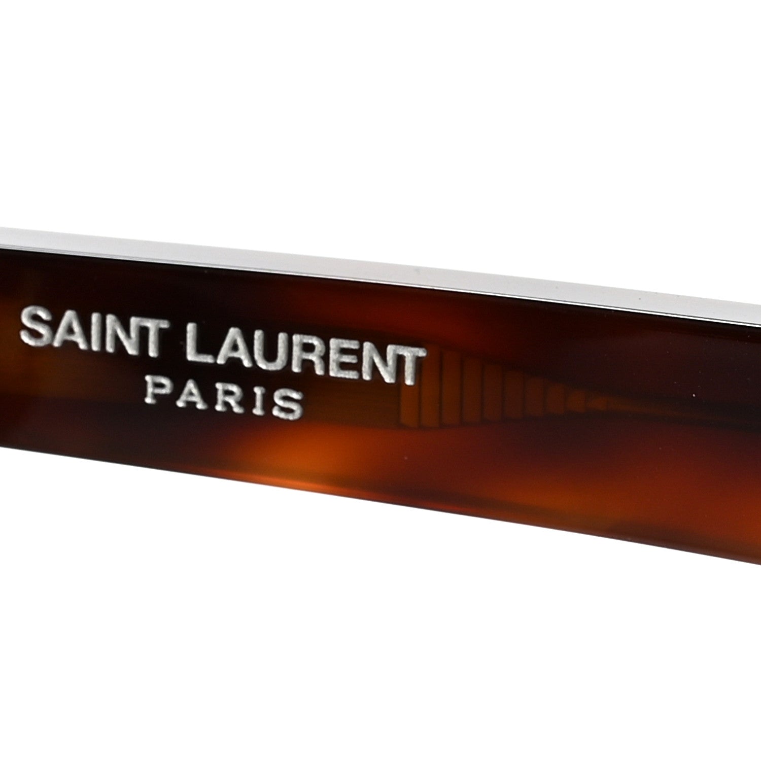 Saint Laurent Square Sunglasses — Havana SL51