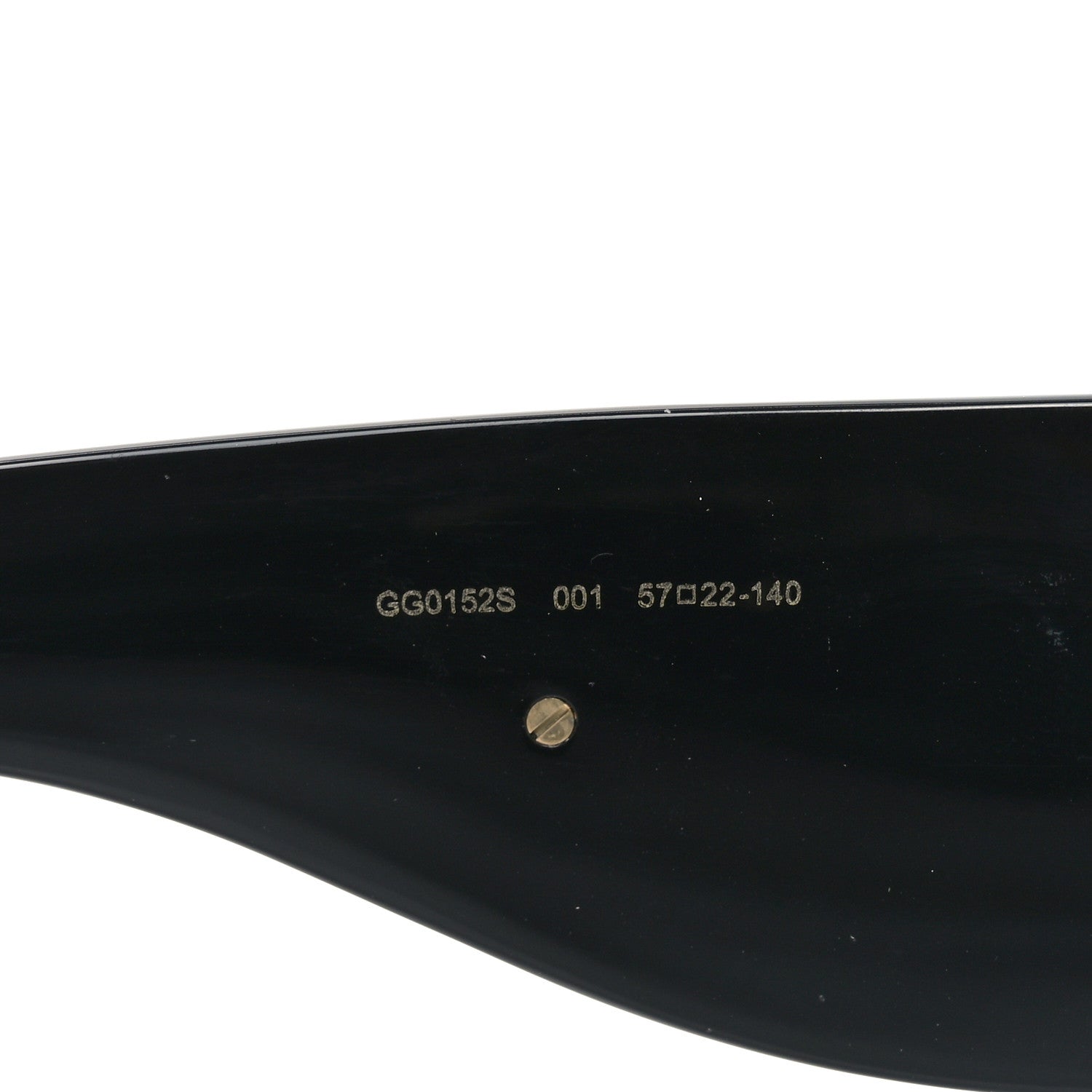 Gucci Oversized Aviator Sunglasses — Black GG0152S