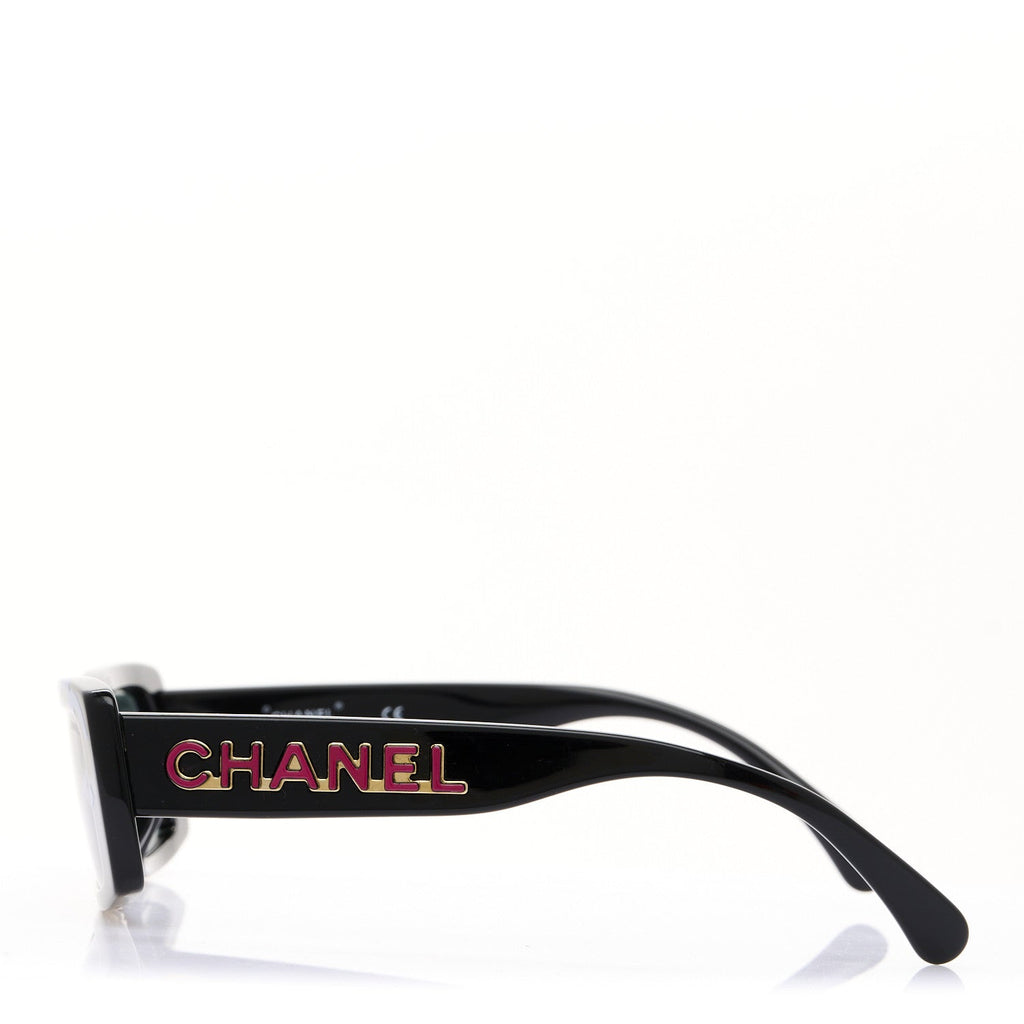 Chanel Square Sunglasses — Black