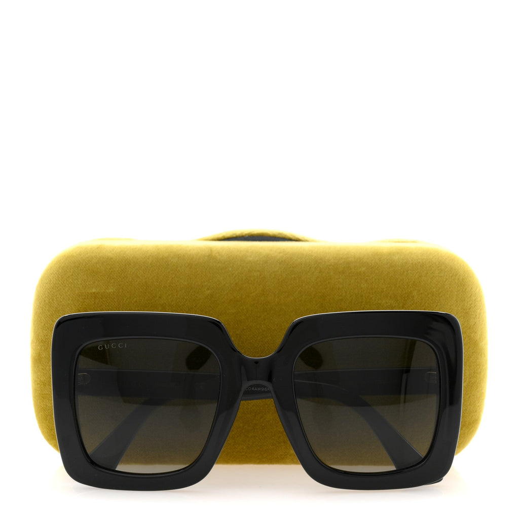 Gucci Square Sunglasses — Black GG0328S