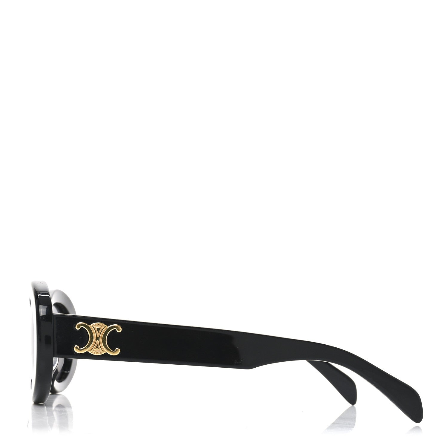 Celine Oval Sunglasses — Black