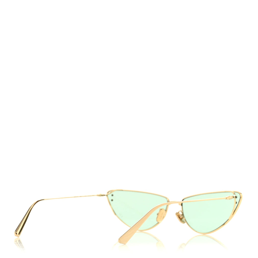 Dior Cat-Eye Sunglasses — Gold