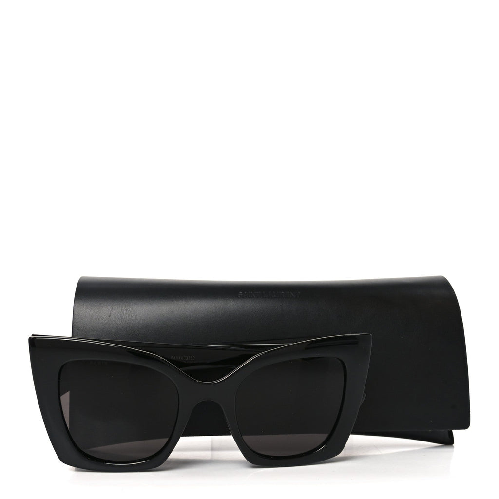 Saint Laurent Butterfly Sunglasses — Black SL552