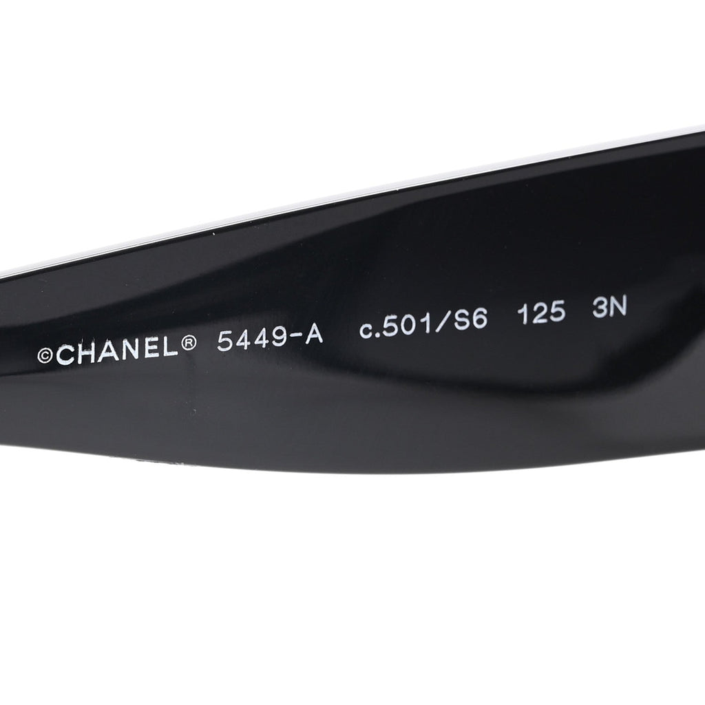 Chanel Shield Sunglasses — Black 5449-A