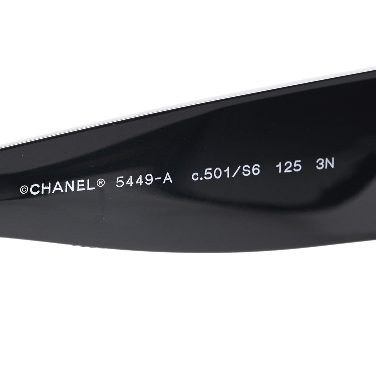 Chanel Shield Sunglasses — Black 5449-A
