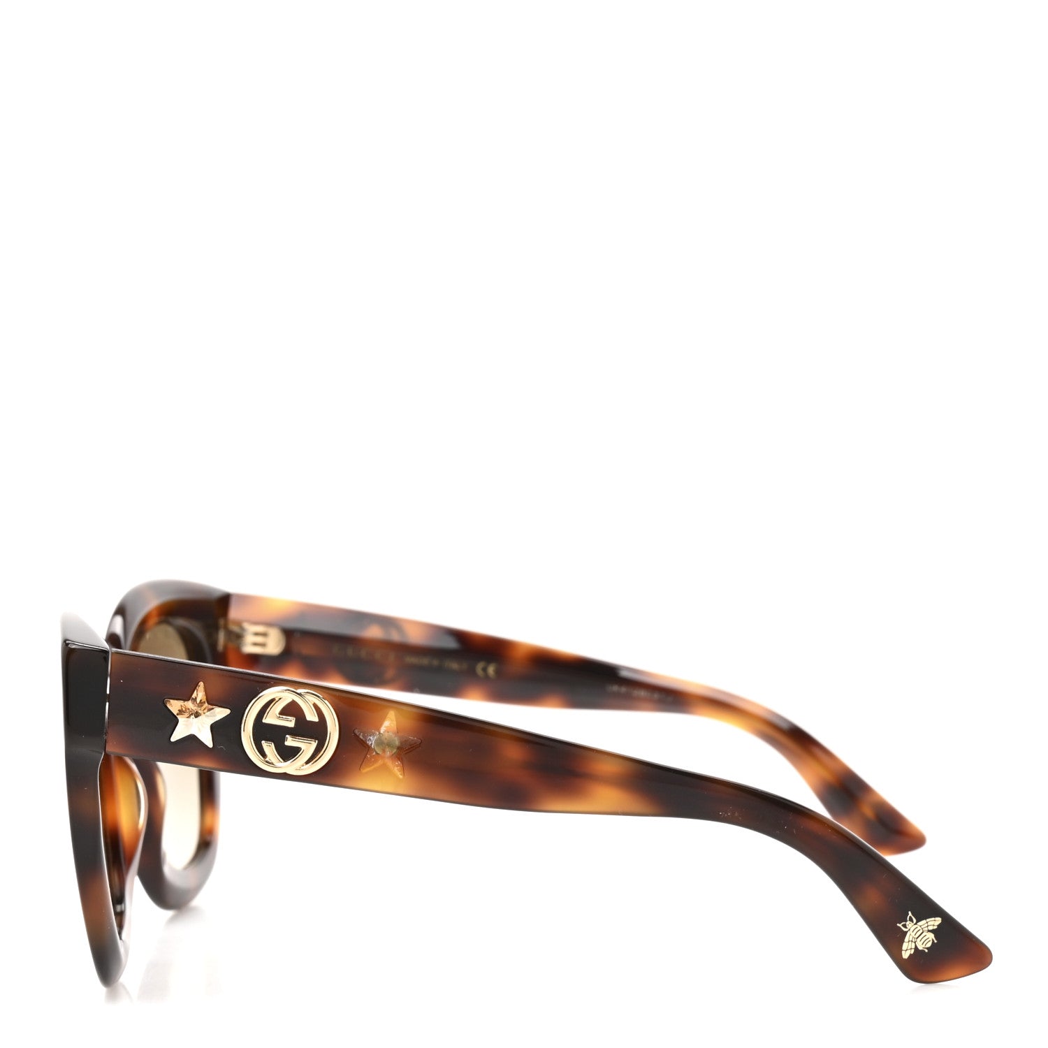 Gucci Round Sunglasses — Tortoise GG0208S