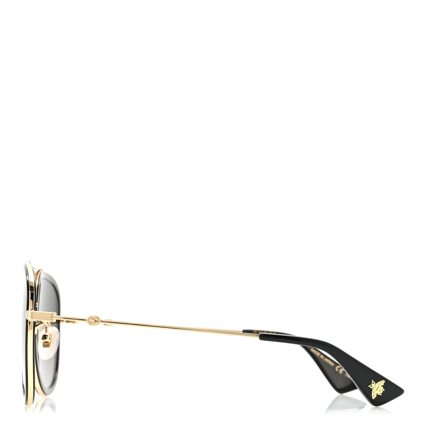 Gucci Aviator Sunglasses — Black GG0062S