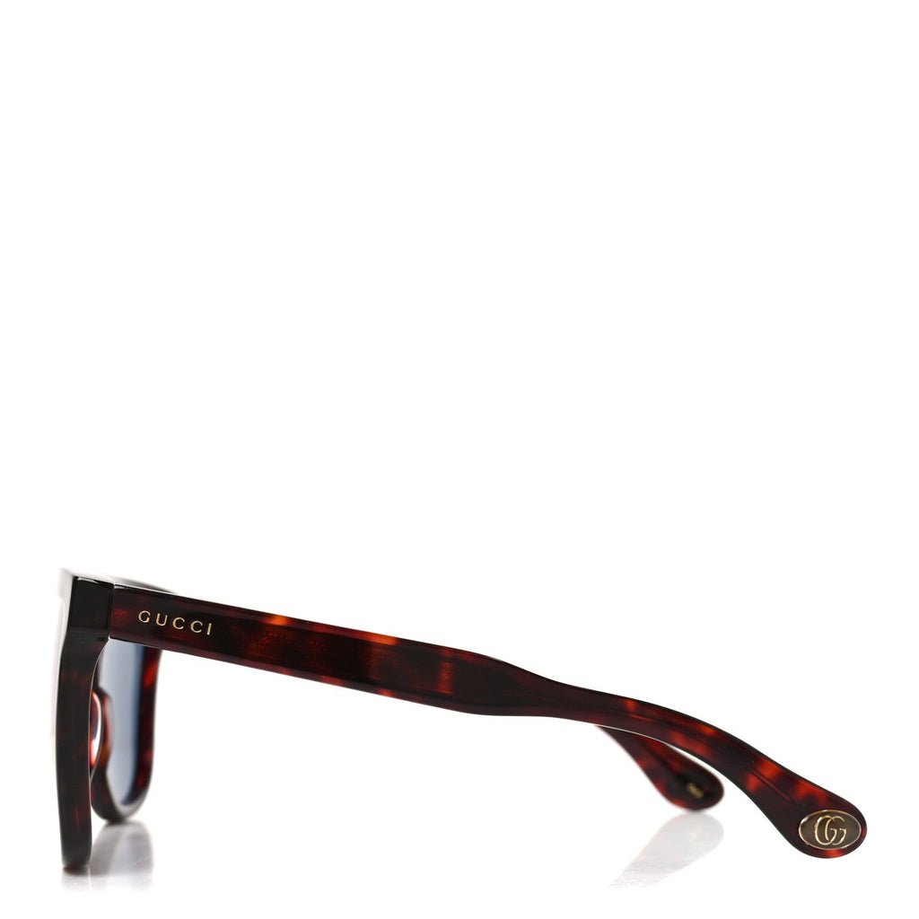 Gucci Oversized Square Sunglasses — Tortoise GG0582S