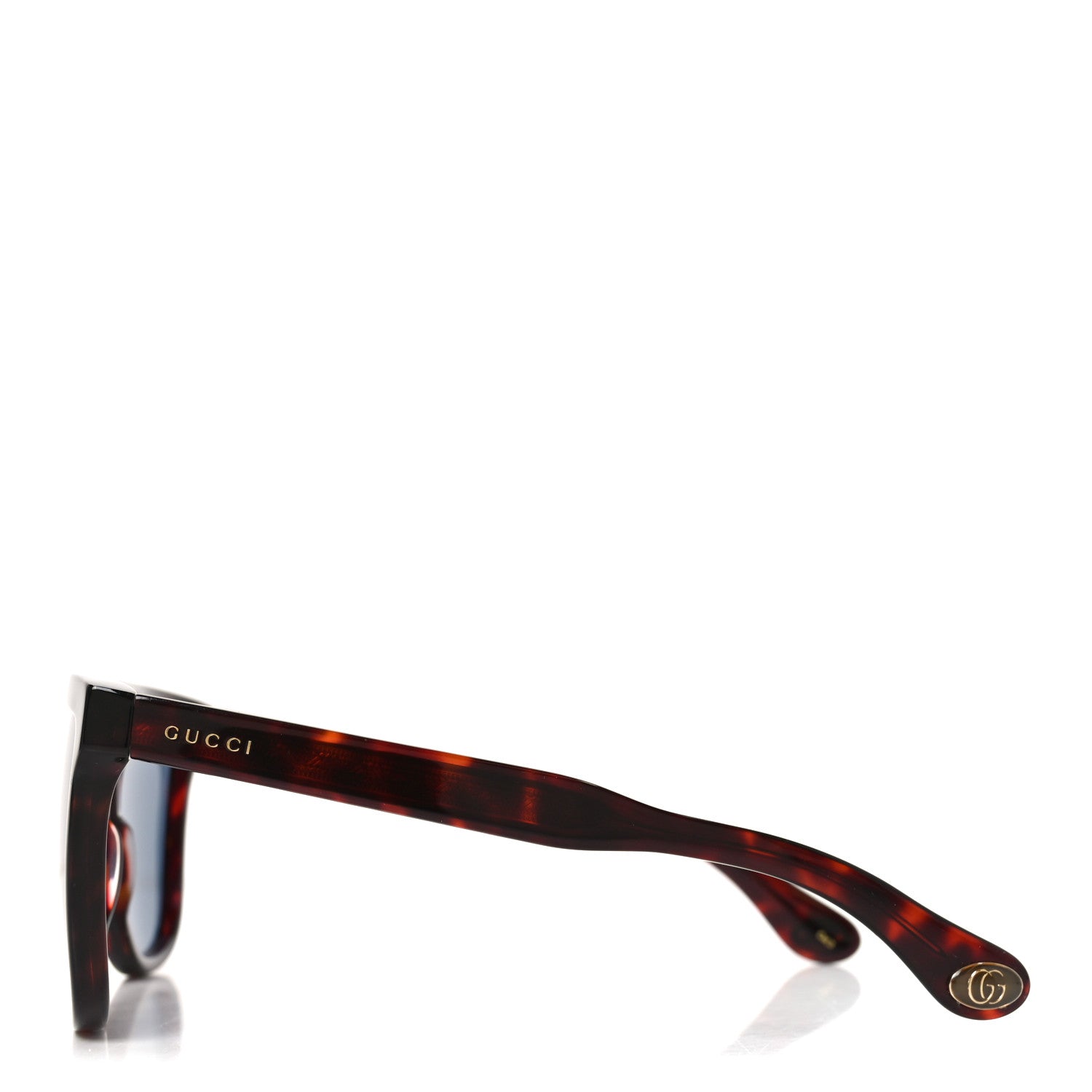 Gucci Oversized Square Sunglasses — Tortoise GG0582S