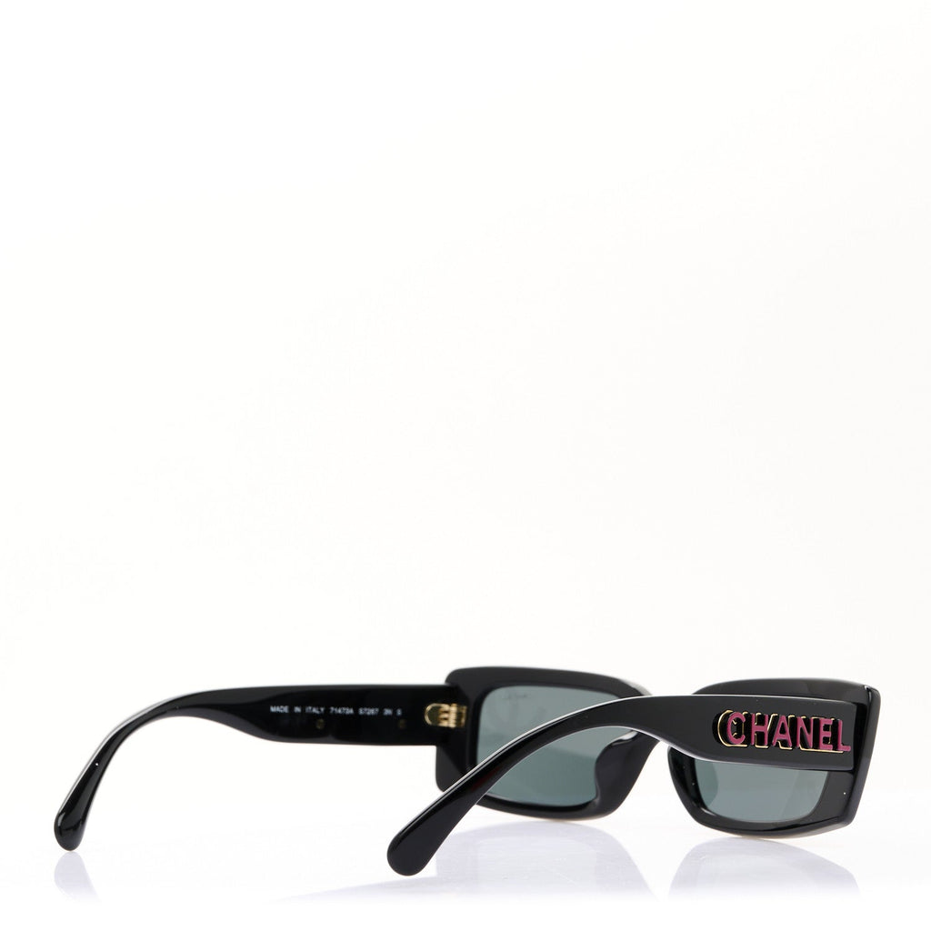 Chanel Square Sunglasses — Black