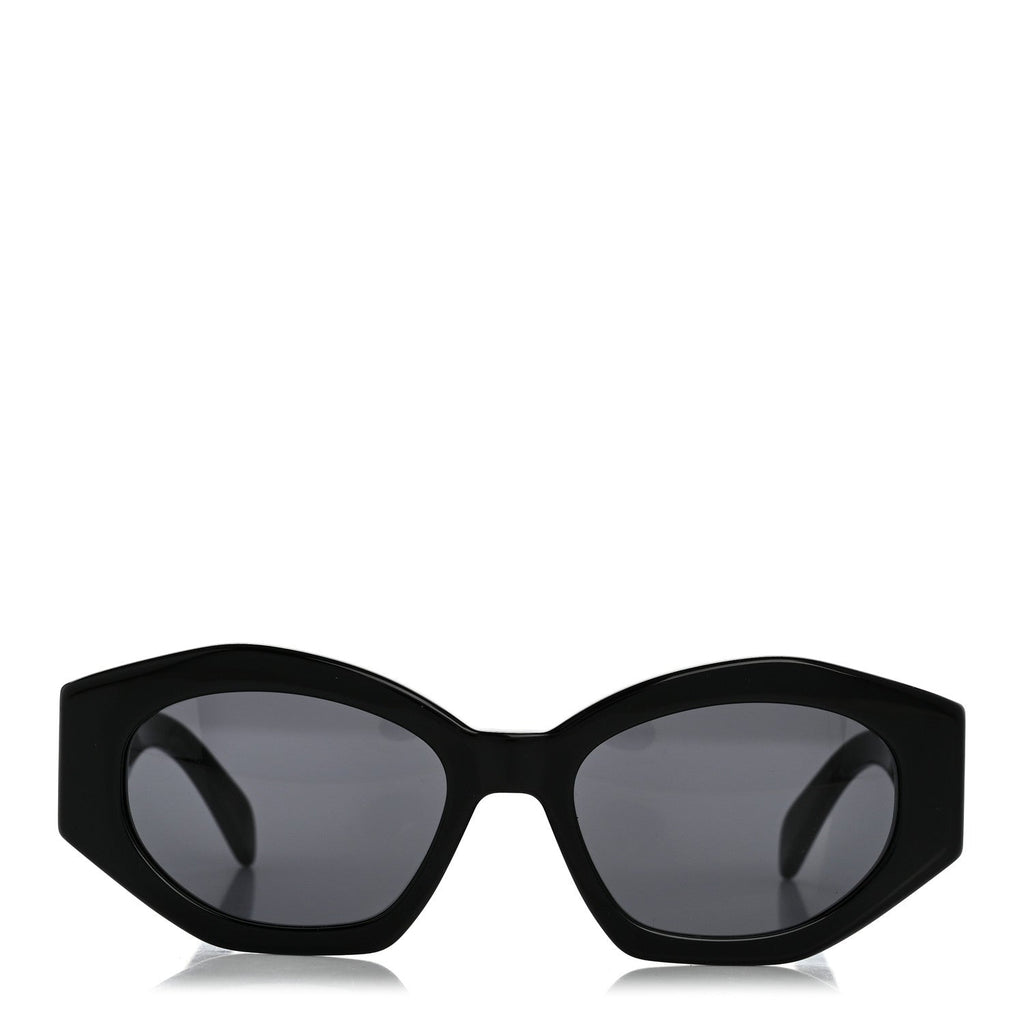 Celine Oval Sunglasses — Black