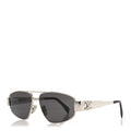 Celine Square Sunglasses — Silver