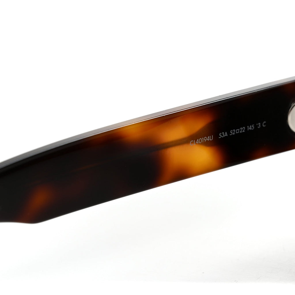 Celine Oval Sunglasses — Havana