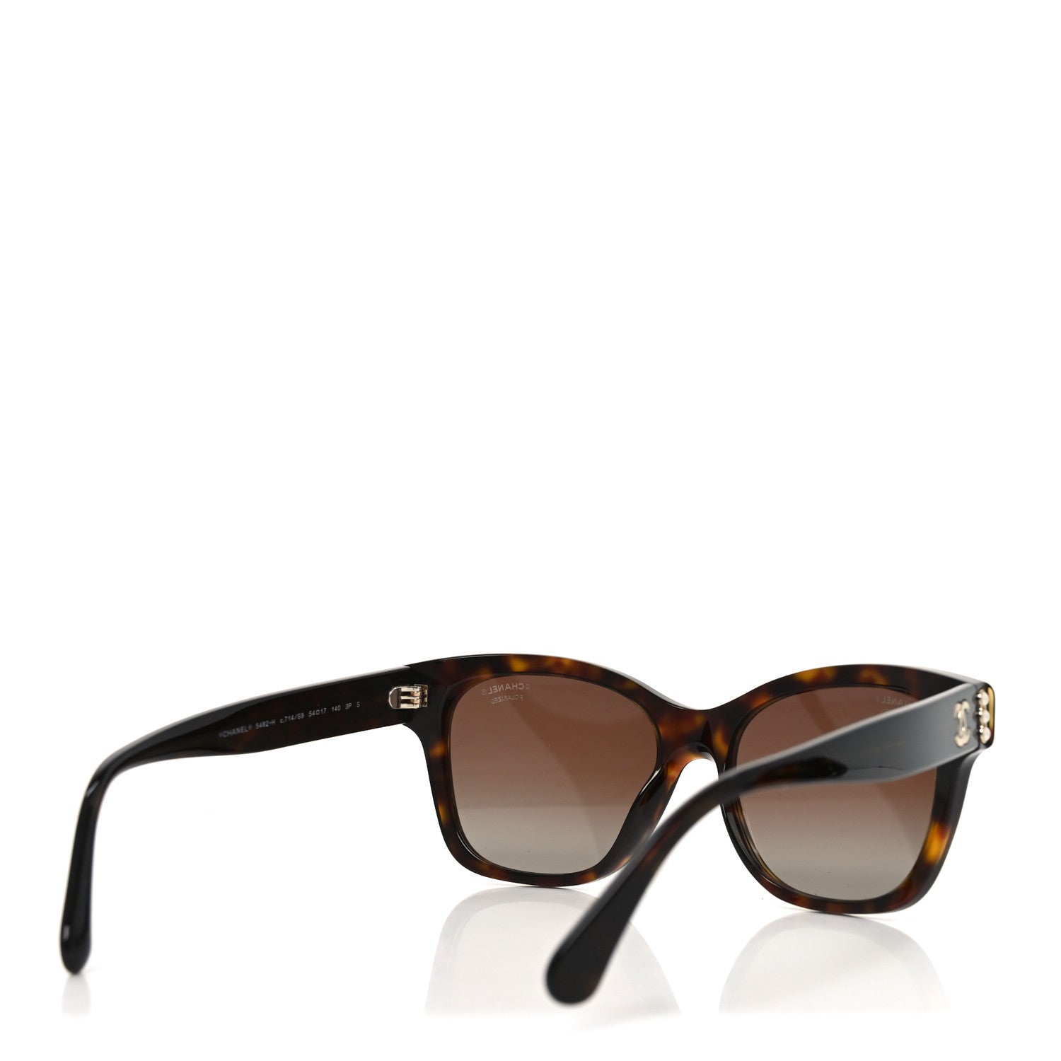 Chanel Square Sunglasses — Tortoise 5482-H