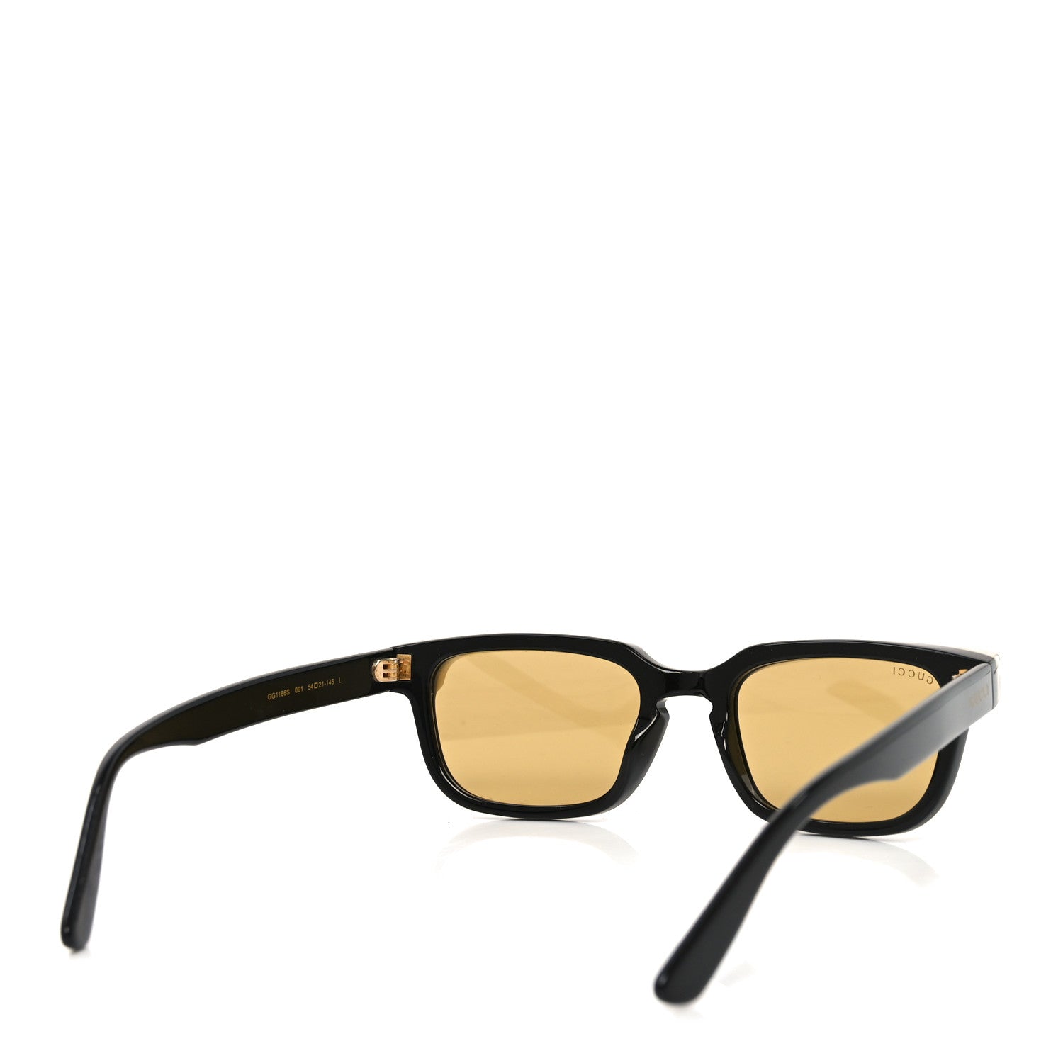 Gucci Rectangle Sunglasses — Black GG1166S