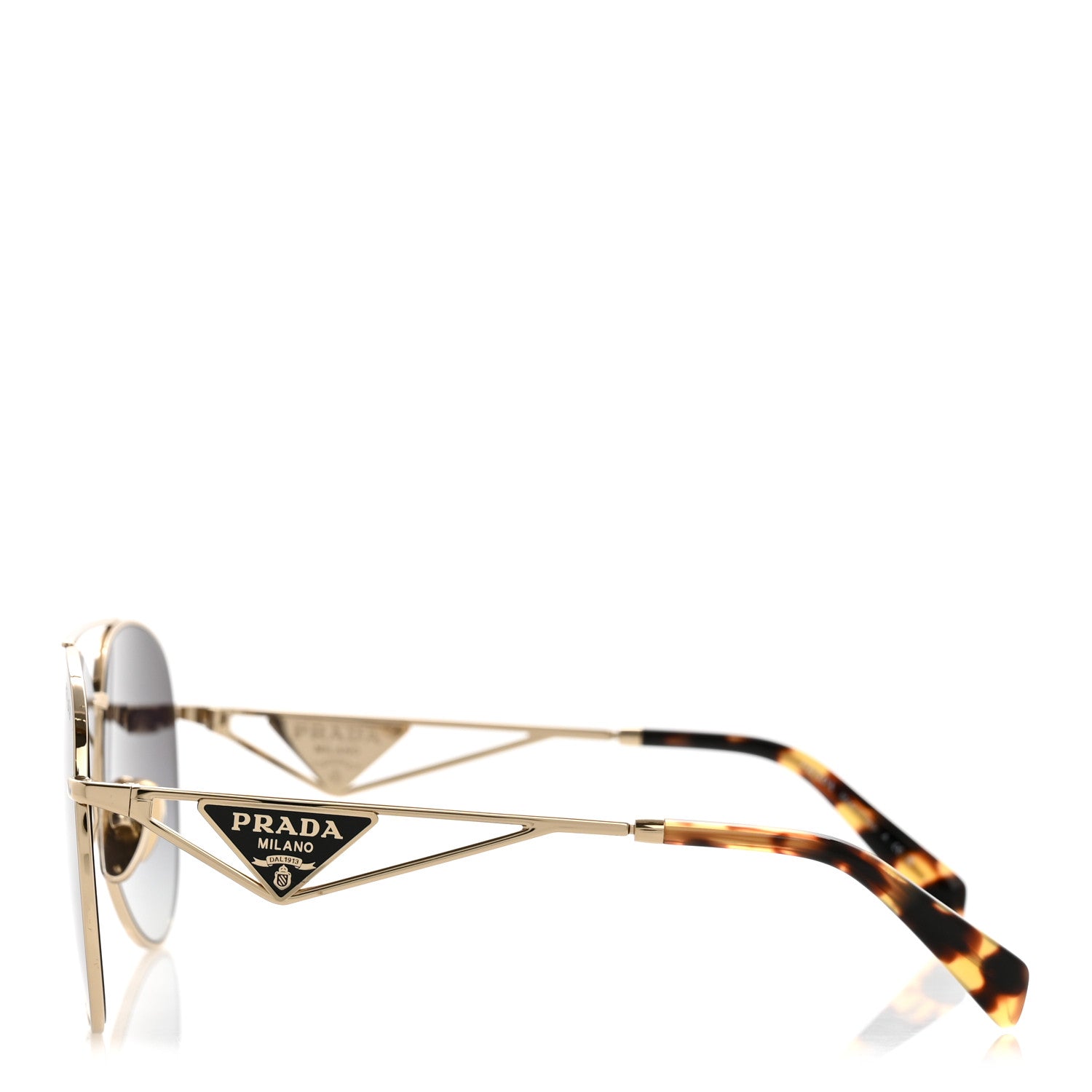 Prada Aviator Sunglasses — Tortoise SPR 73Z