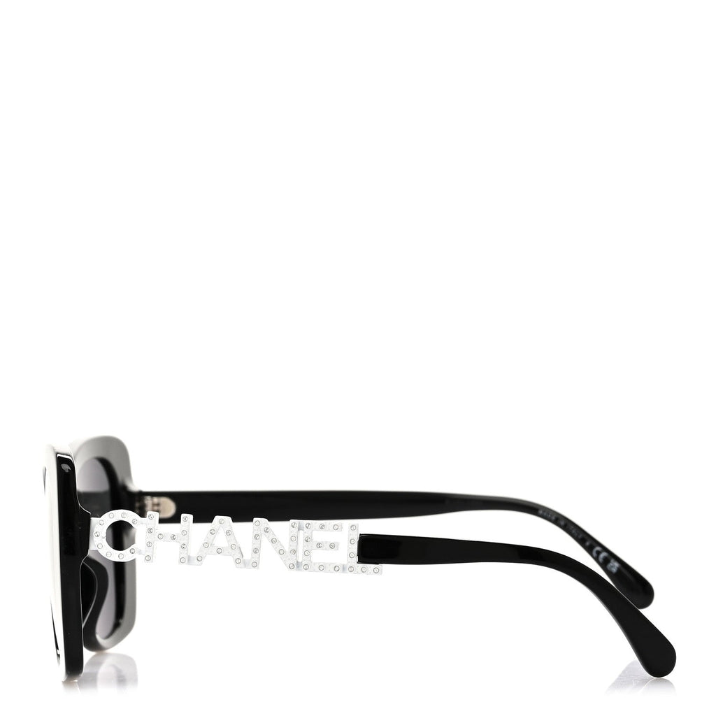 Chanel Square Sunglasses — Black 5422-B