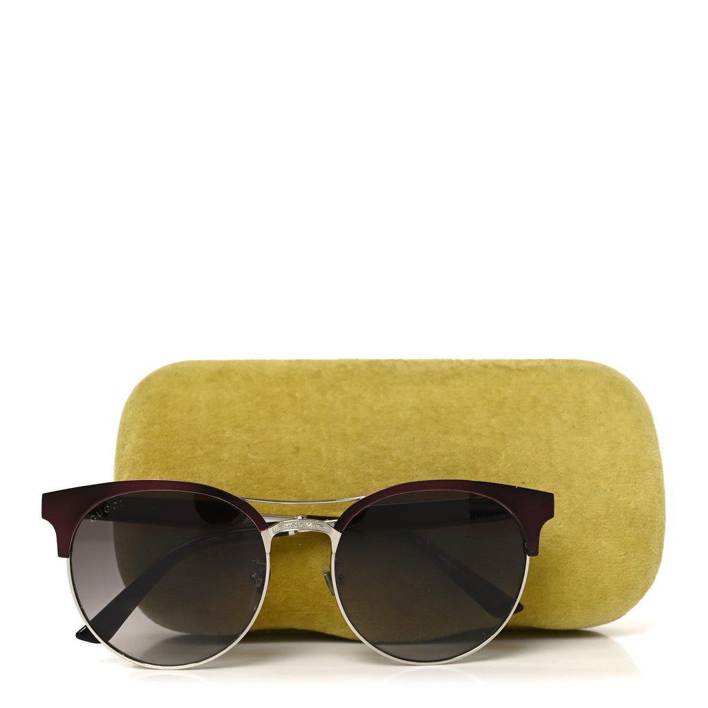 Gucci Round Sunglasses — Gold
