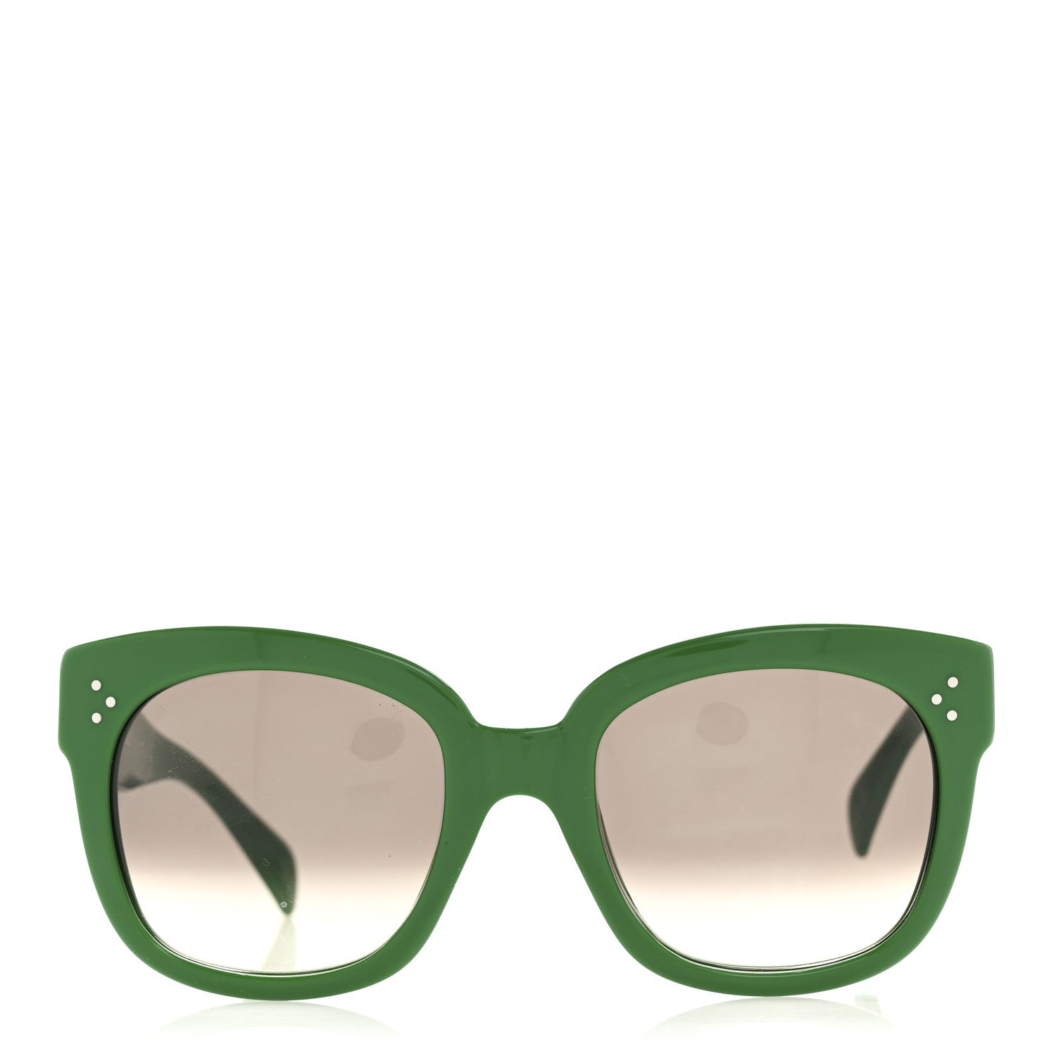 Celine Square Sunglasses — Green