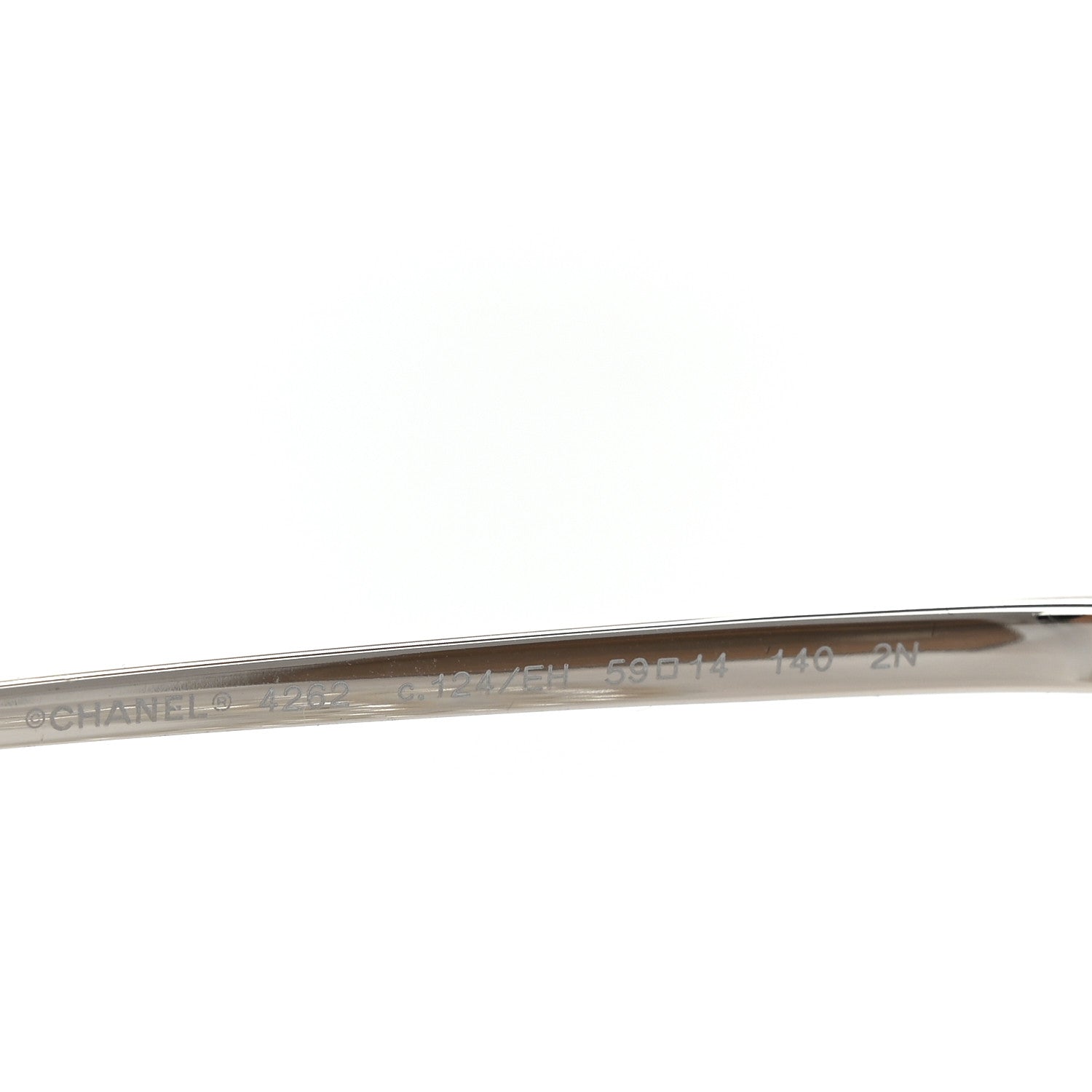 Chanel Butterfly Sunglasses — Silver