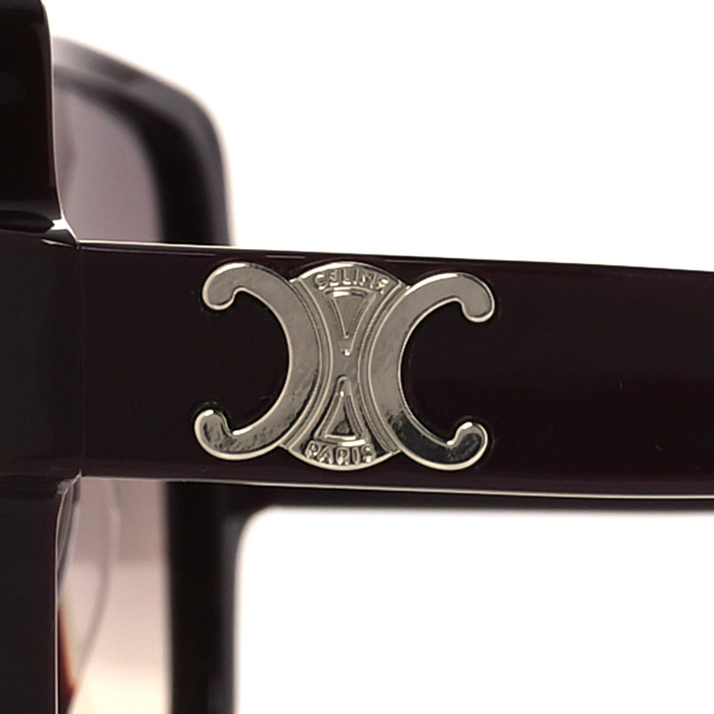 Celine Square Sunglasses — Black