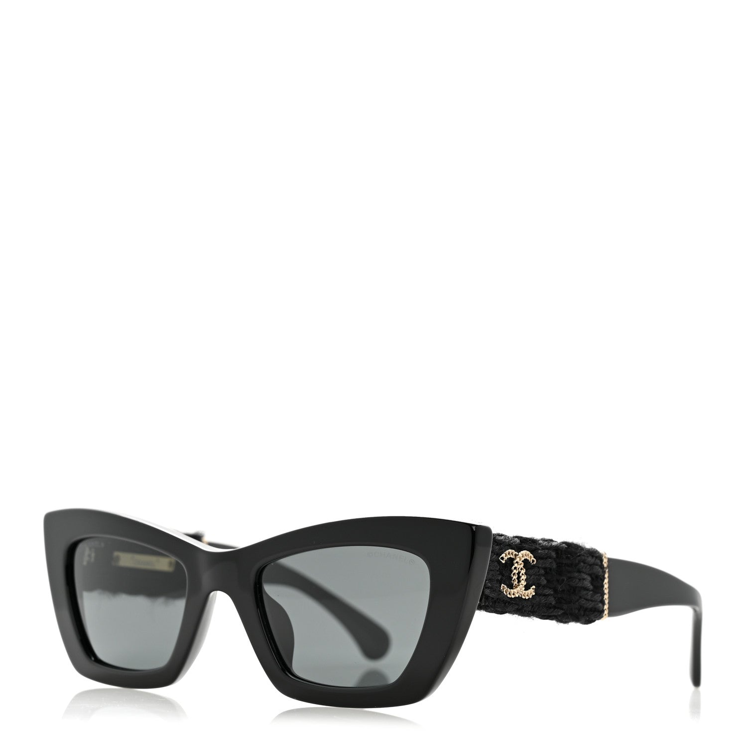 Chanel Cat-Eye Sunglasses — Black