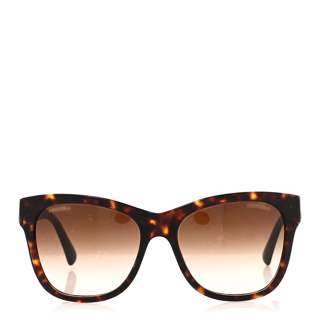 Chanel Square Sunglasses — Tortoise