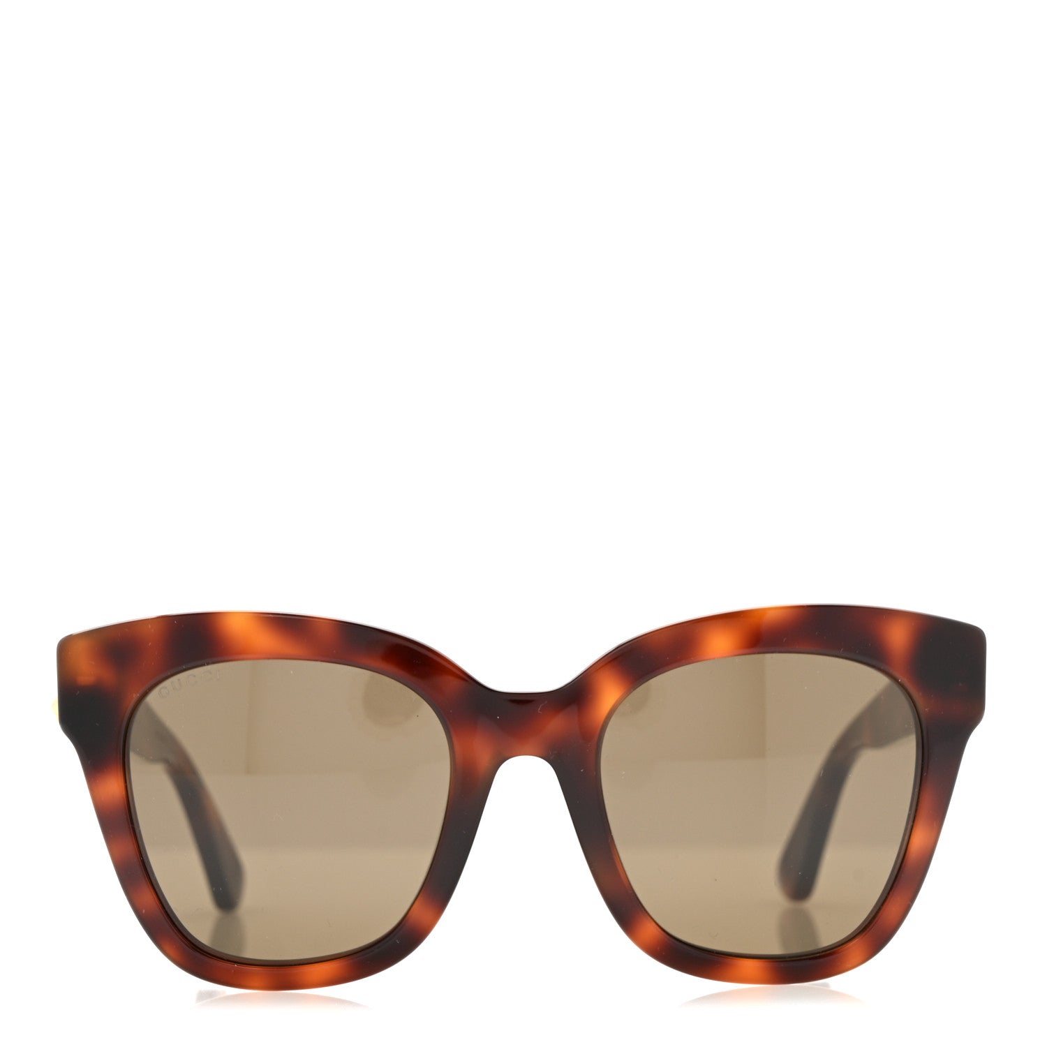 Gucci Square Sunglasses — Tortoise GG0029S