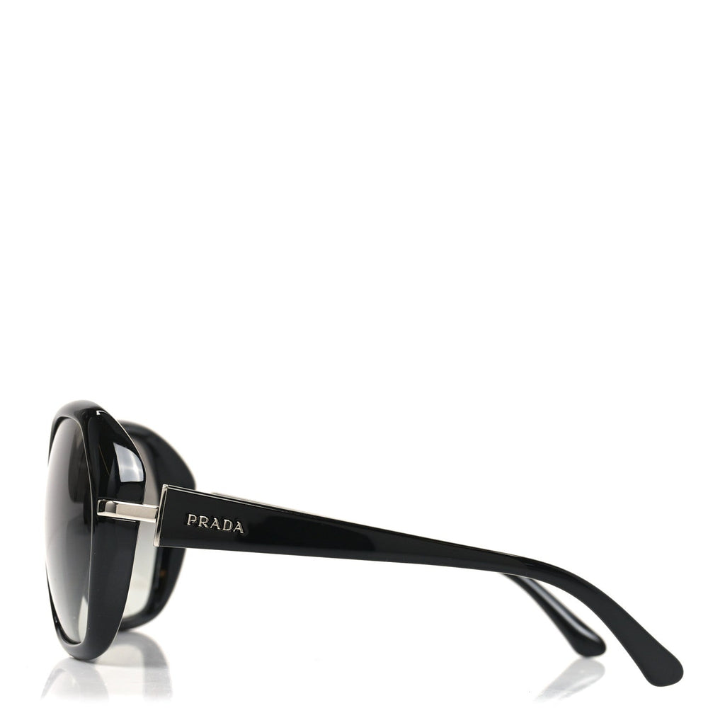 Prada Round Sunglasses — Black SPR14N