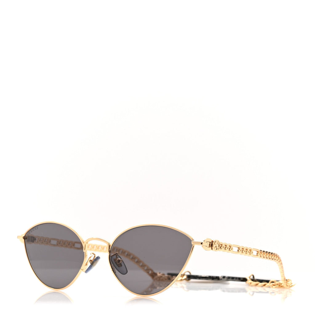 Gucci Cat-Eye Sunglasses — Gold GG0977S