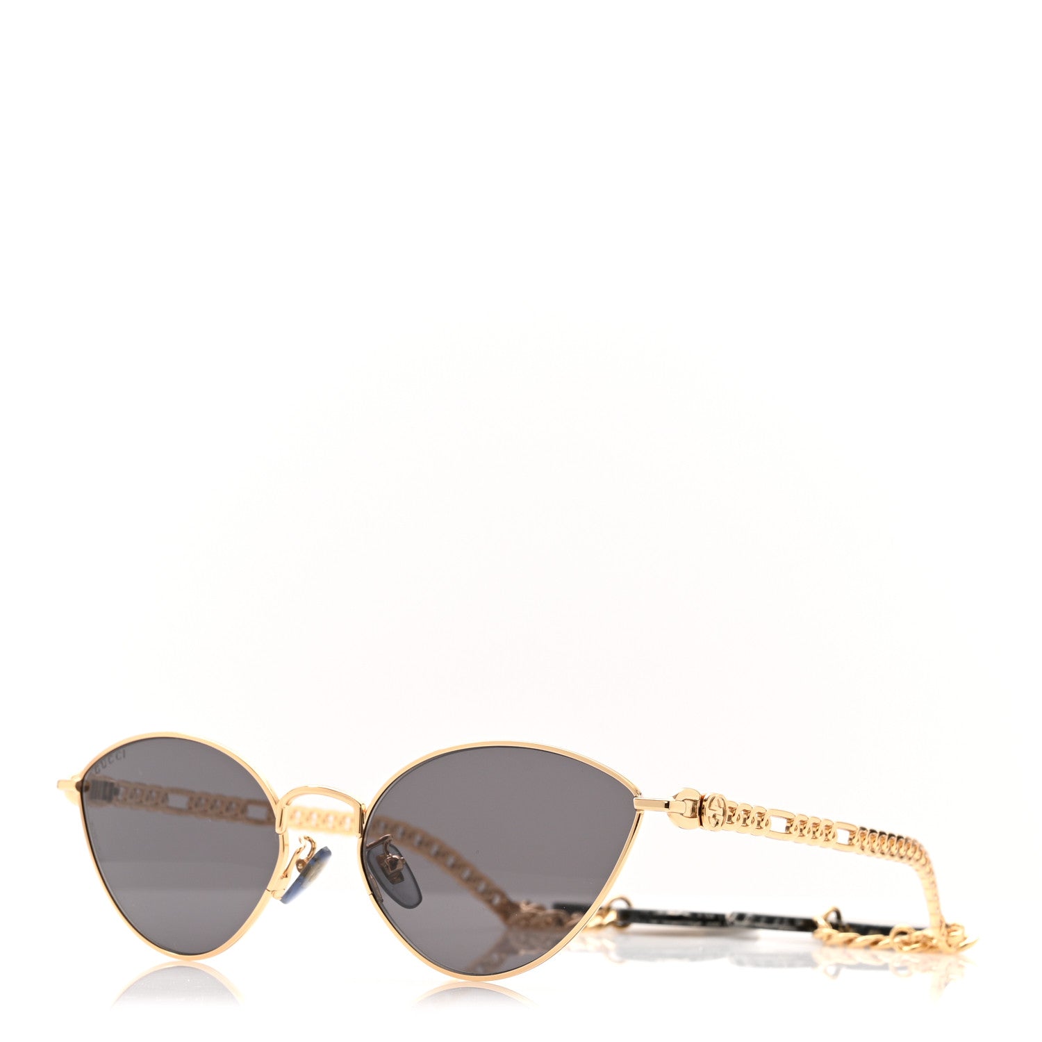 Gucci Cat-Eye Sunglasses — Gold GG0977S