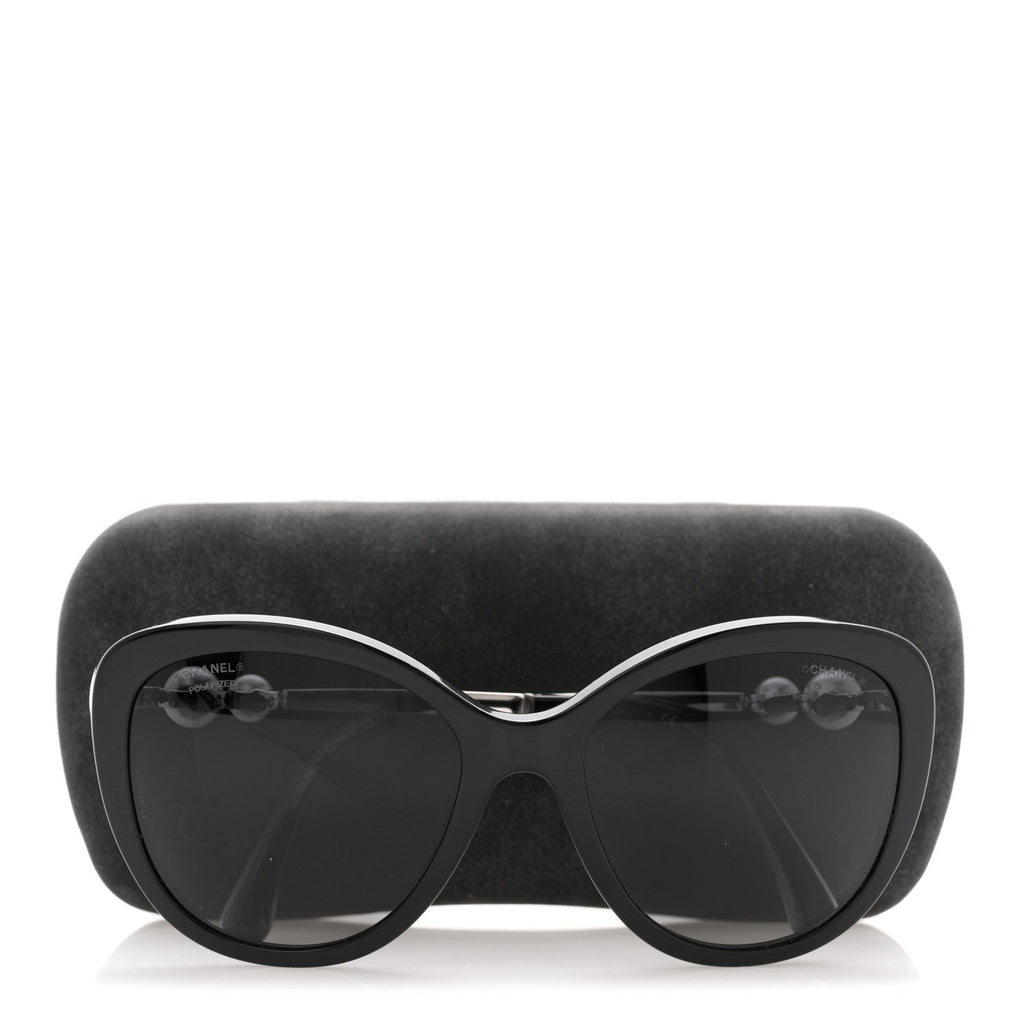 Chanel Cat-Eye Sunglasses — Black 5338-H