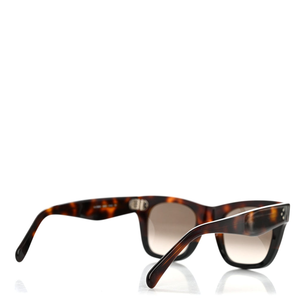 Celine Square Sunglasses — Havana