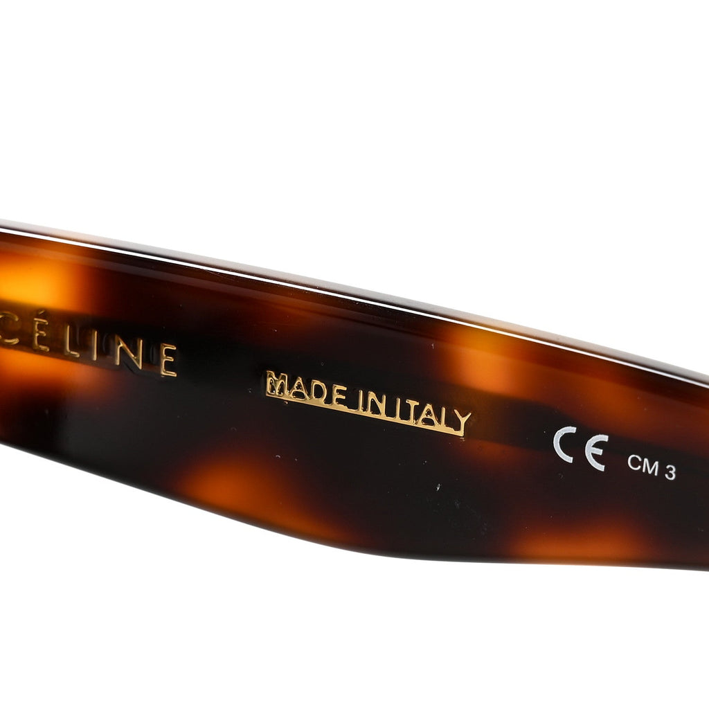 Celine Square Sunglasses — Havana