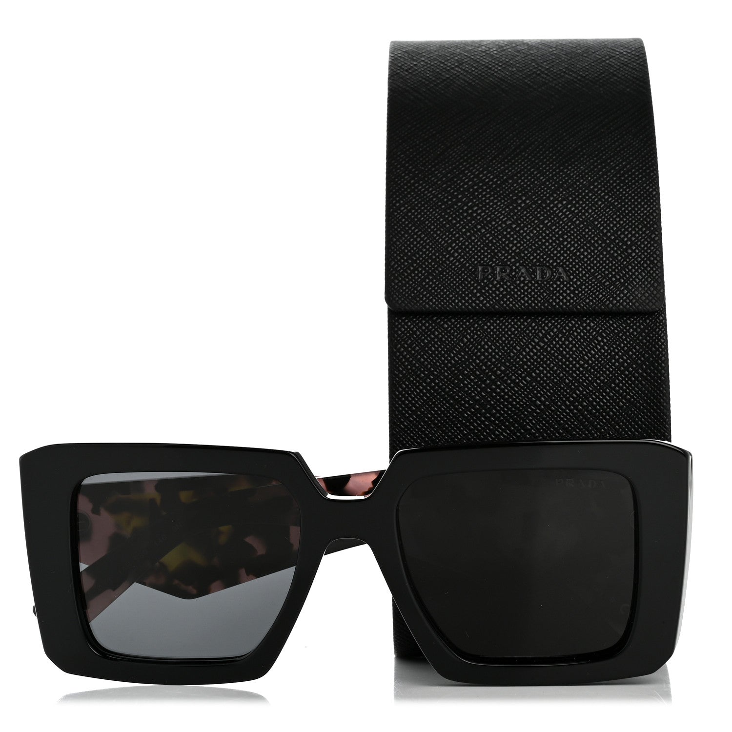 Prada Square Sunglasses — Grey SPR 23Y