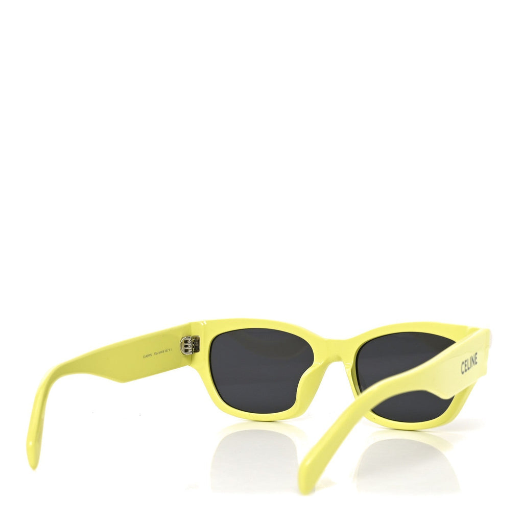 Celine Cat-Eye Sunglasses — Green