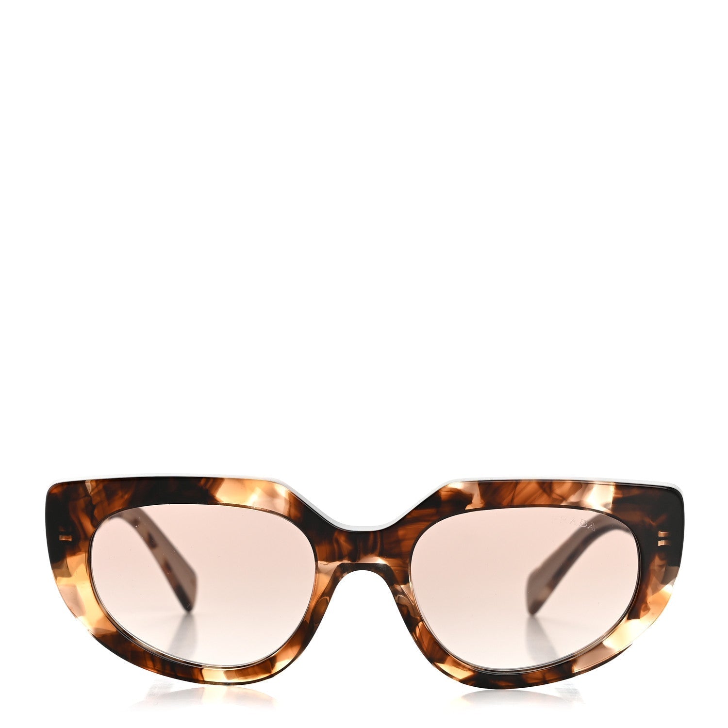 Prada Square Sunglasses — Tortoise