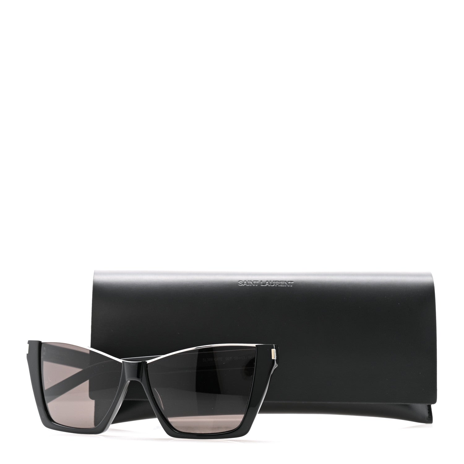 Saint Laurent Cat-Eye Sunglasses — Black SL369