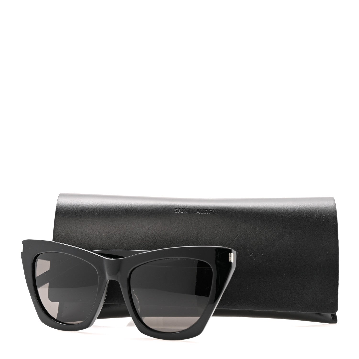 Saint Laurent Cat-Eye Sunglasses — Black SL214