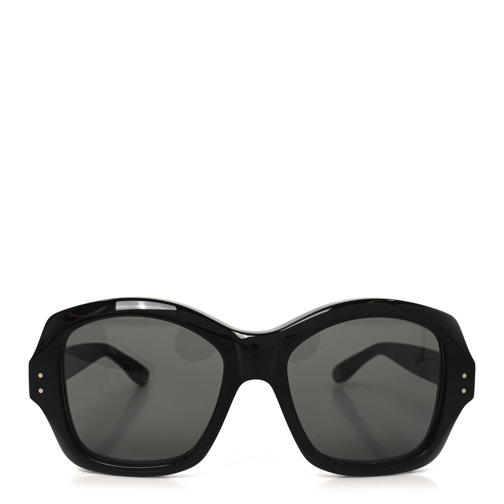 Gucci Rectangle Sunglasses — Black GG0624S