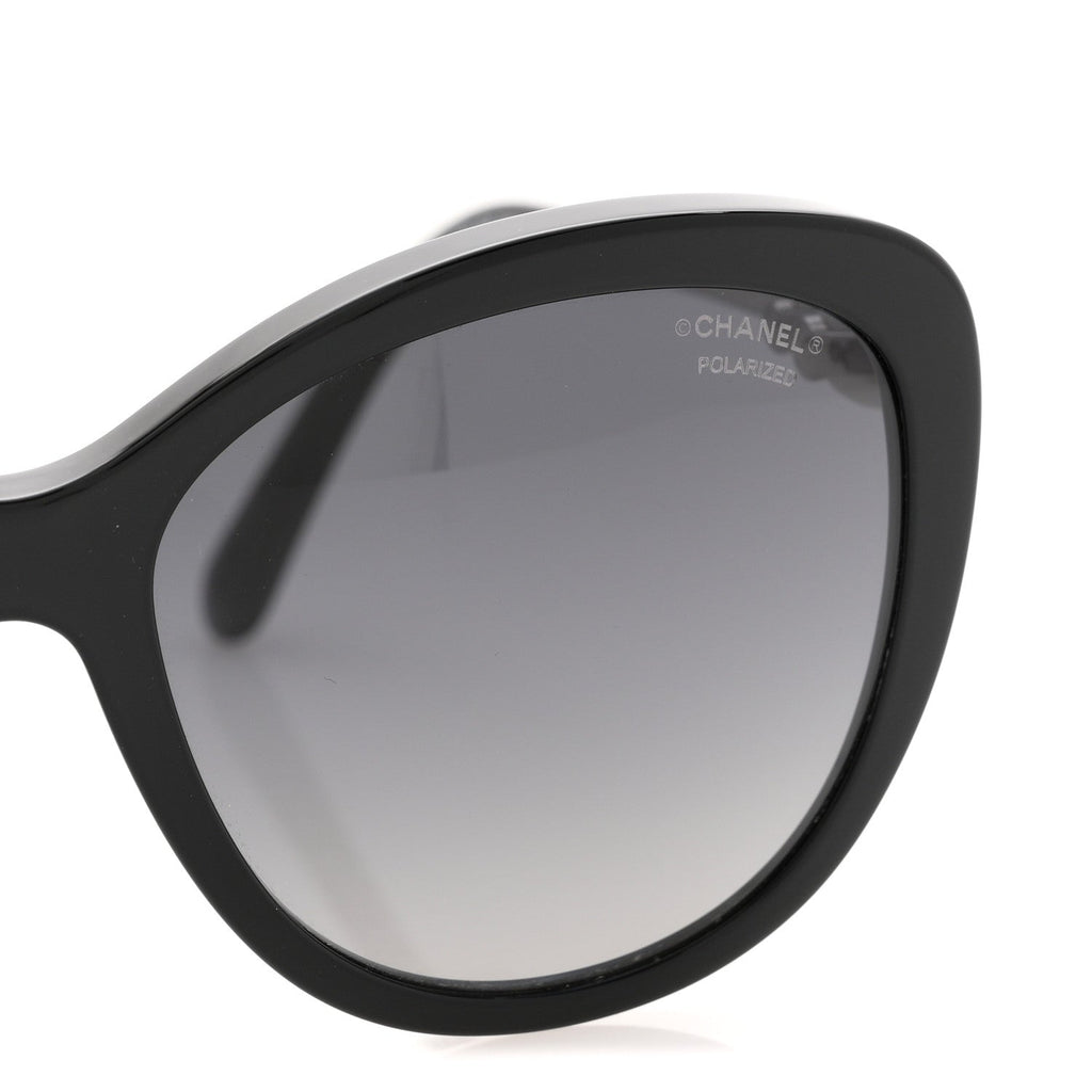 Chanel Cat-Eye Sunglasses — Black 5338-H