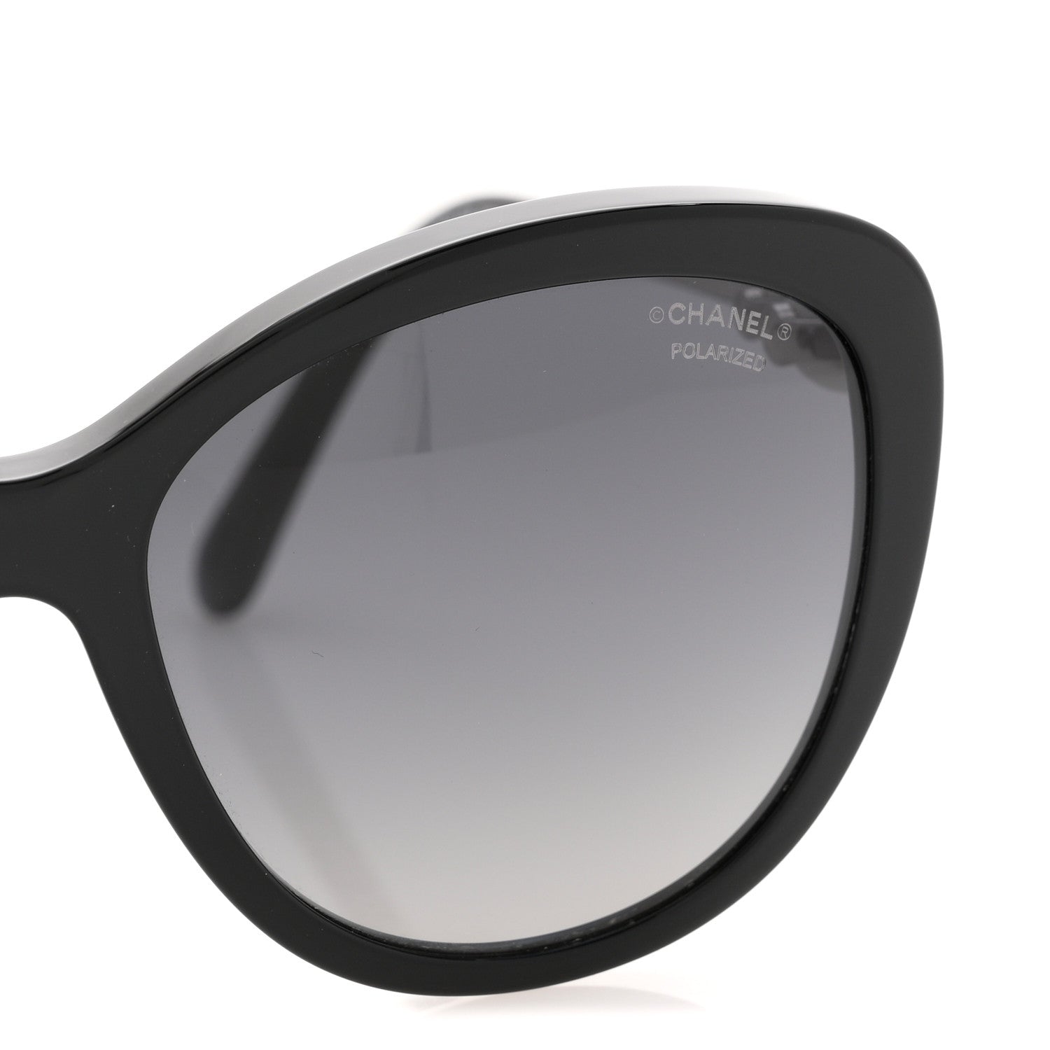 Chanel Cat-Eye Sunglasses — Black 5338-H