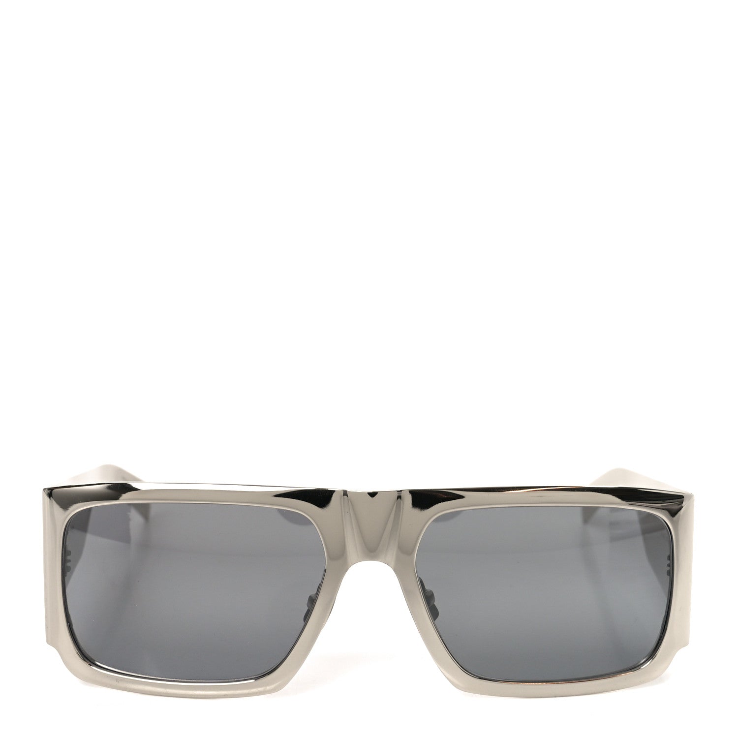Saint Laurent Square Sunglasses — Silver SL 635