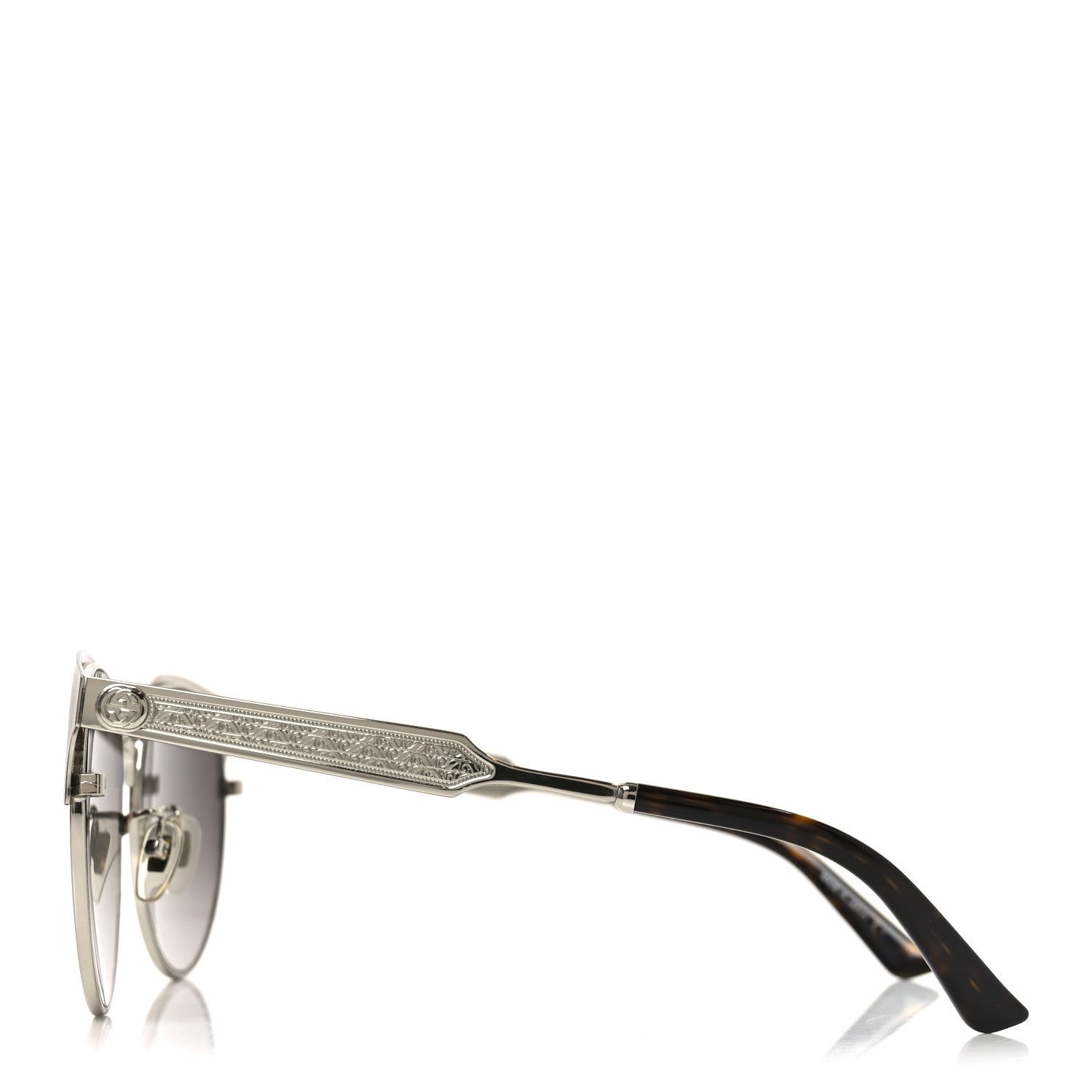 Gucci Round Sunglasses — Gold