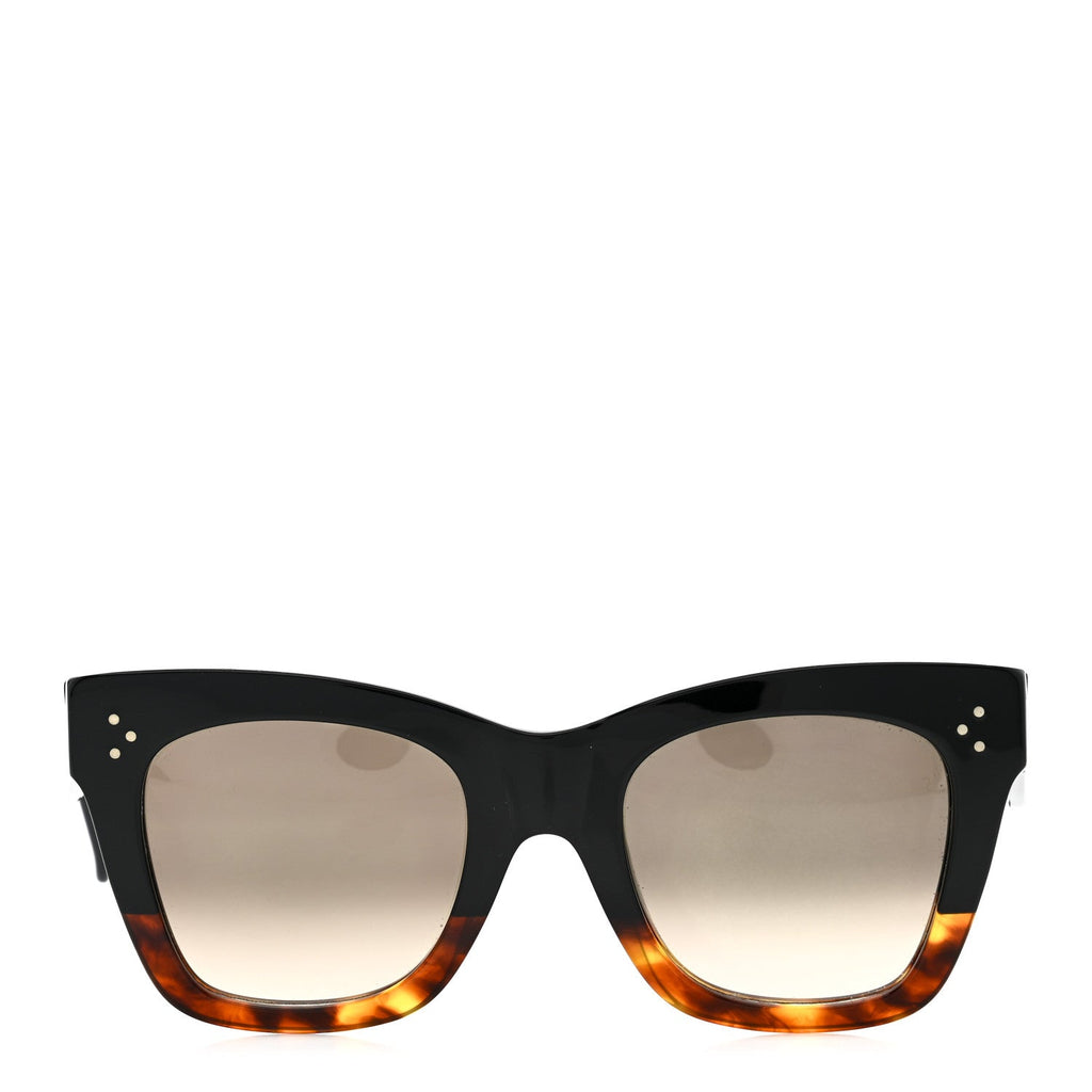 Celine Square Sunglasses — Havana